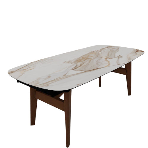 mesa de comedor ovalada abrey