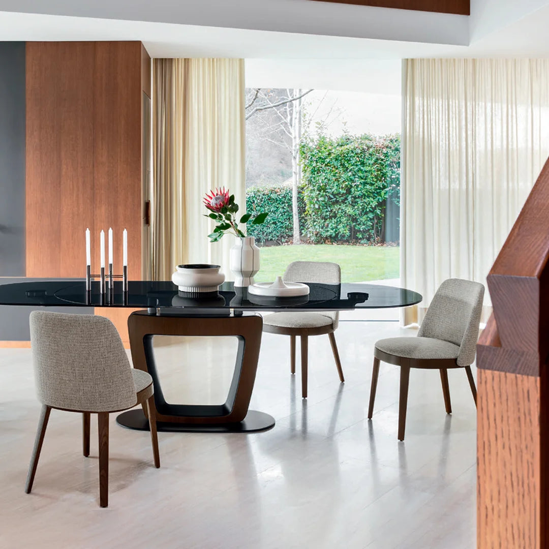 silla adel de tela para comedor