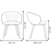 silla giratoria anime de metal