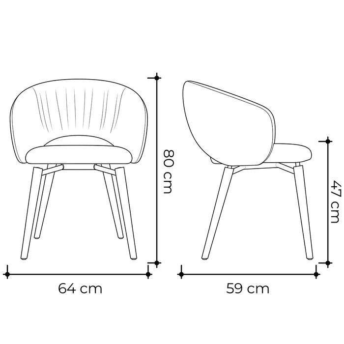 silla giratoria anime de madera