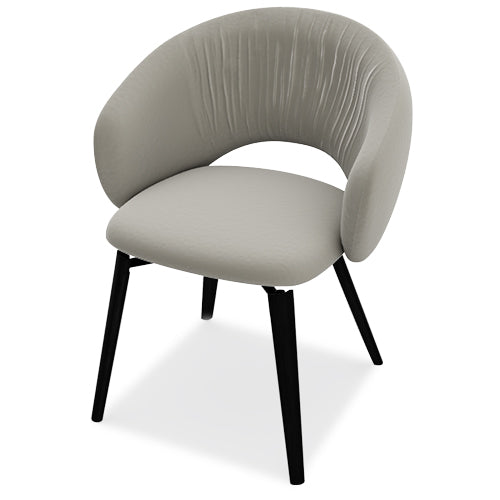 silla giratoria anime de madera