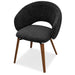 silla giratoria anime de madera