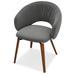 silla giratoria anime de madera