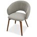 silla giratoria anime de madera