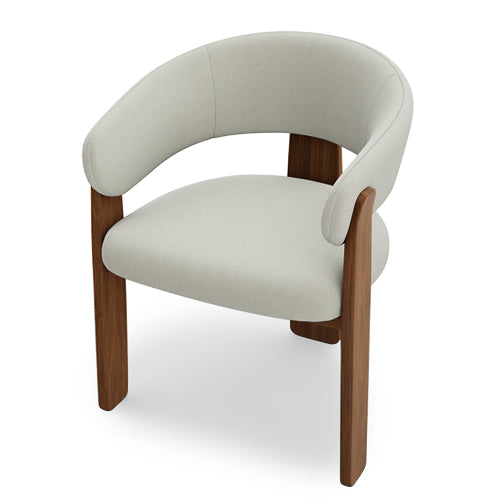 silla anthea tela y madera