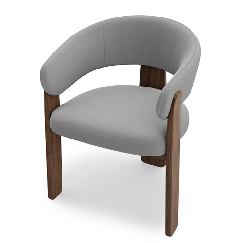 silla anthea tela y madera
