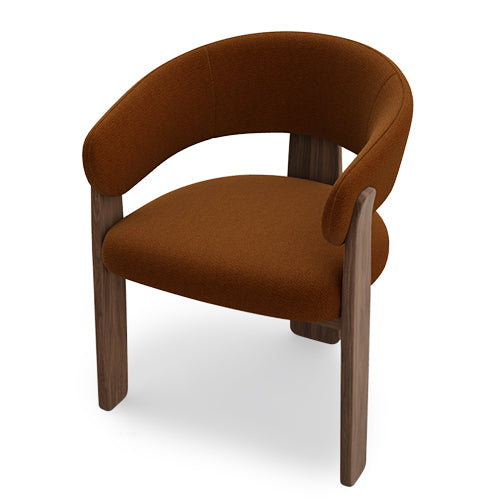 silla anthea tela y madera
