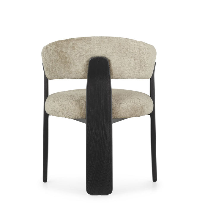 silla anthea tela y madera