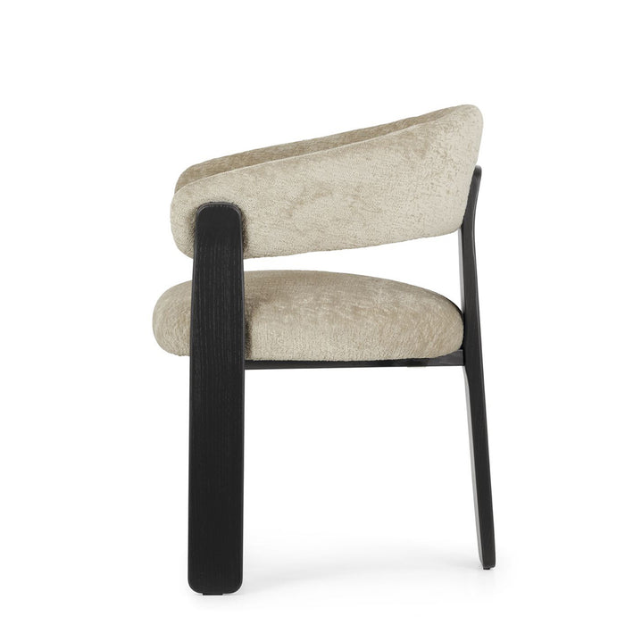 silla anthea tela y madera