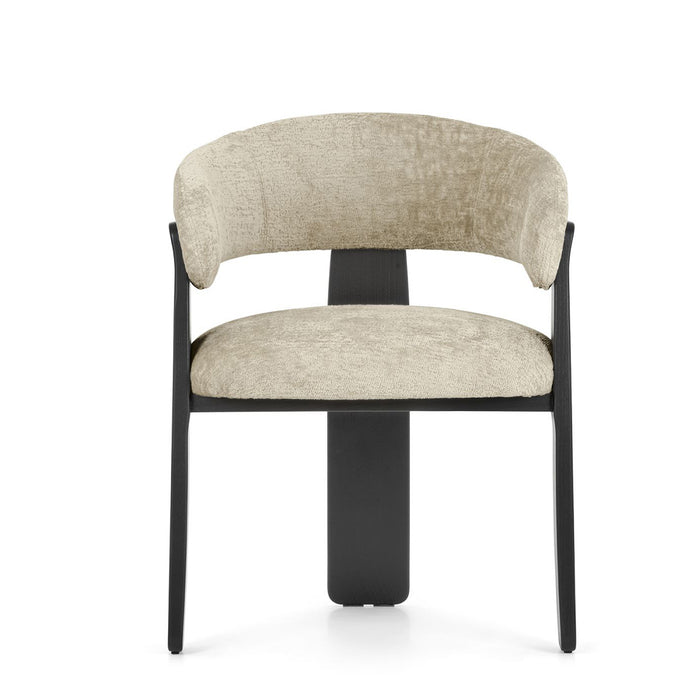 silla anthea tela y madera