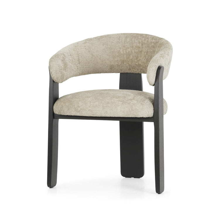 silla anthea tela y madera