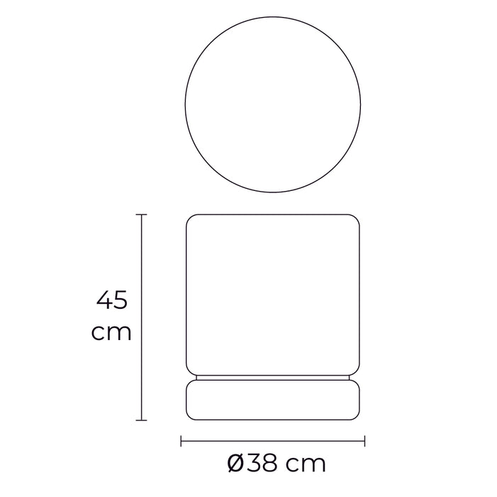 mesita lateral bambú
