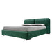 cama king size kilian round con aro al suelo