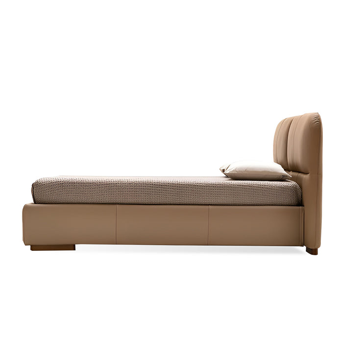 cama king size kilian round con aro al suelo y mecanismo paralelo