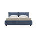 cama magenta king size con mecanismo de compás