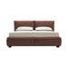 cama magenta queen size con mecanismo de compás
