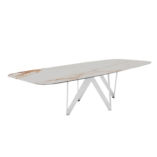 mesa cartesio ovalada 250 cm