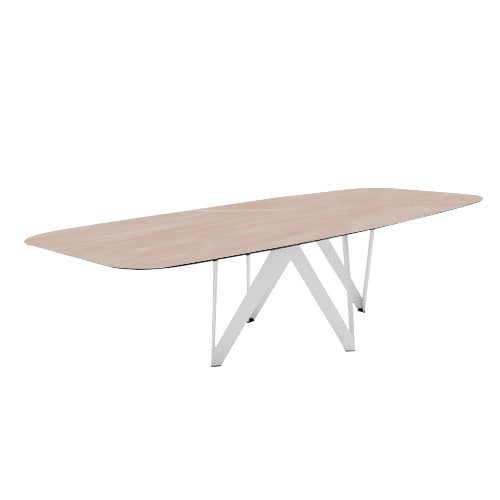 mesa cartesio ovalada 250 cm