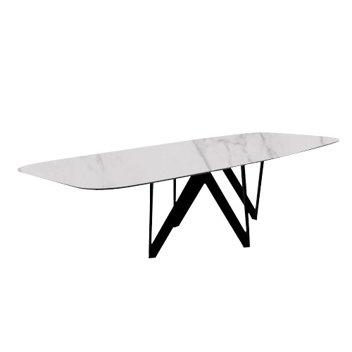 mesa cartesio ovalada 250 cm