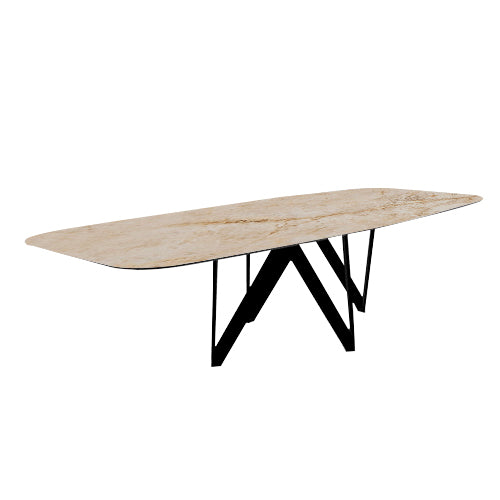 mesa cartesio ovalada 250 cm