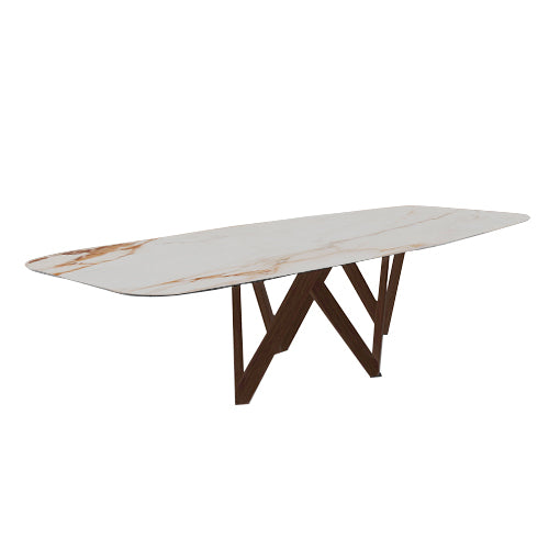 mesa cartesio ovalada 250 cm