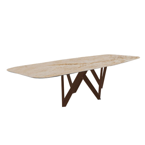 mesa cartesio ovalada 250 cm