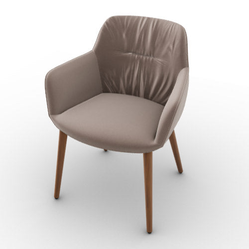 silla cocoon soft de madera