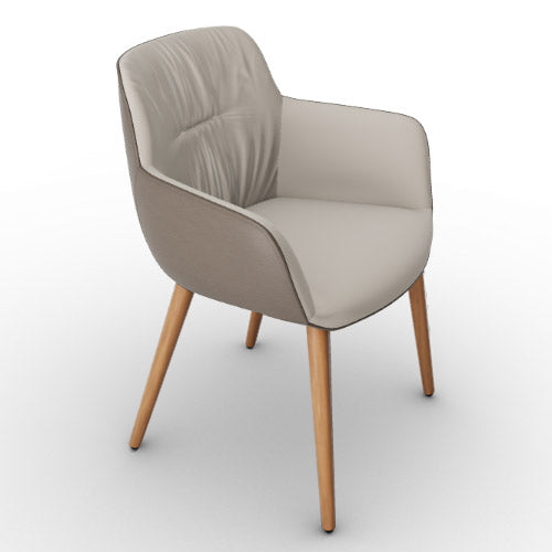 silla cocoon mix de madera