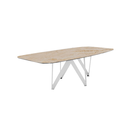 mesa cartesio ovalada 200 cm