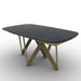 mesa de comedor extensible cartesio ovalada 165 cm