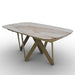 mesa de comedor extensible cartesio ovalada 165 cm