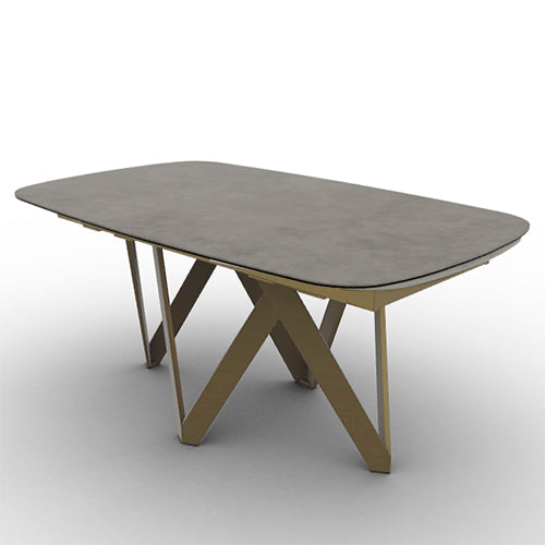 mesa de comedor extensible cartesio ovalada 165 cm