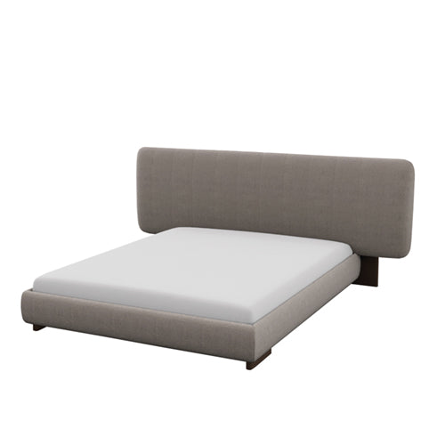 cama king size kilian large con aro al suelo y mecanismo de compás