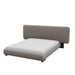 cama king size kilian large con aro al suelo y mecanismo de compás