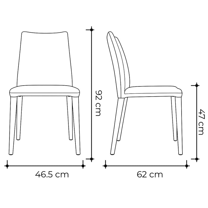 silla fay tipo piel de madera