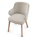 silla foyer de madera con brazos