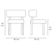 silla glen de madera