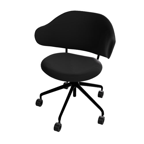 silla holly b/n con ruedas