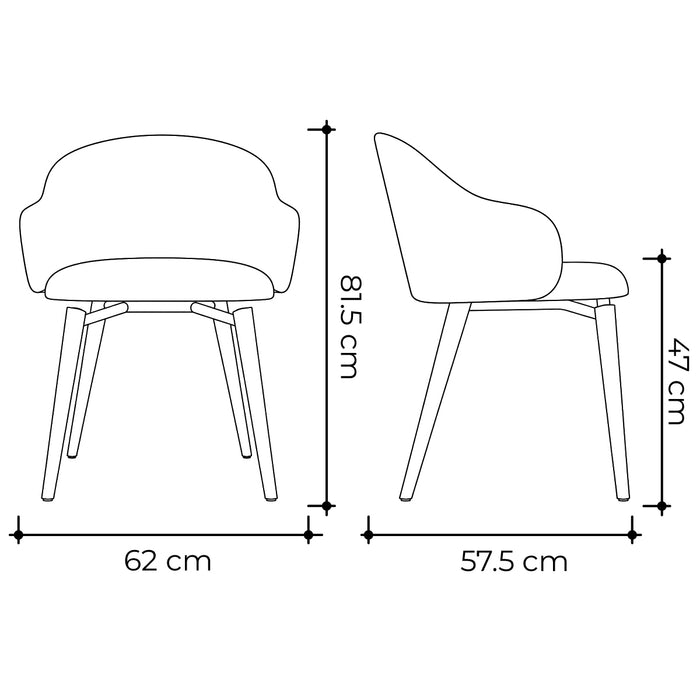 silla giratoria holly fab madera