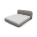 cama king size kilian round con aro al suelo