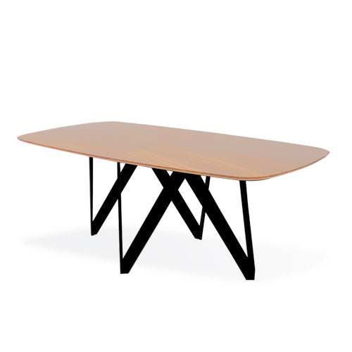 mesa cartesio rounded 200 cm