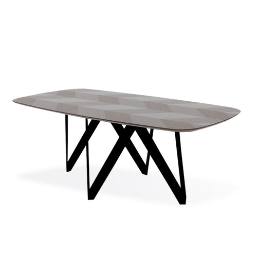 mesa cartesio rounded 200 cm