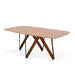 mesa cartesio de madera rounded 200 cm