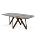 mesa cartesio de madera rounded 200 cm