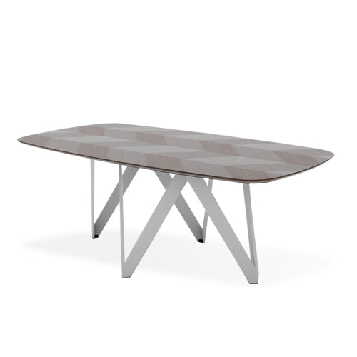 mesa cartesio rounded 200 cm