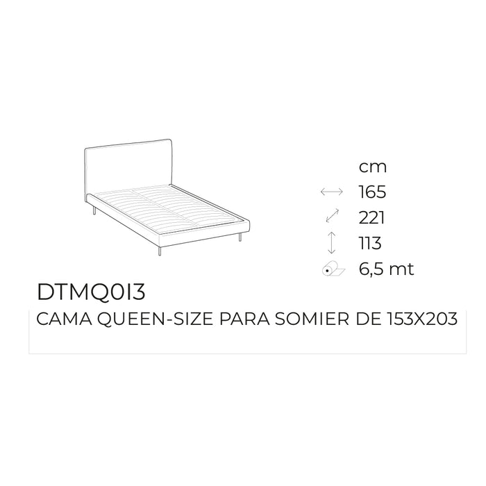 Cama Mies queen size