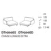 mies 2 chaise longue EXTRA