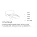 cama noa queen size con mecanismo de compás