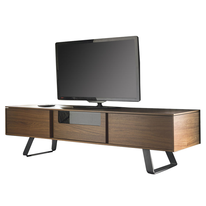 mueble de TV secret de nogal