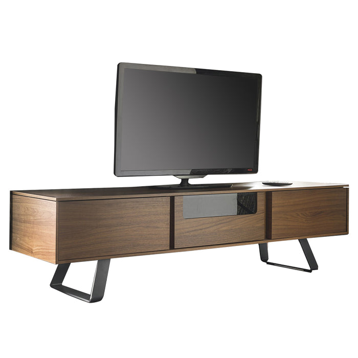 mueble de TV secret de nogal